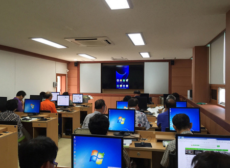 컴퓨터교육장 내부전경