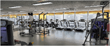 헬스장 전경