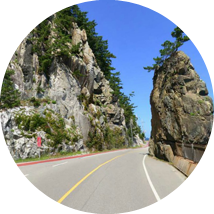 해안도로(촛대바위)