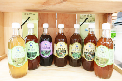 산골인진쑥, 과채효소, 솔잎효소