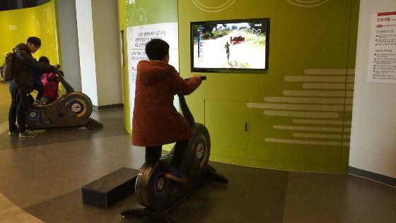 자전거 시뮬레이터 체험