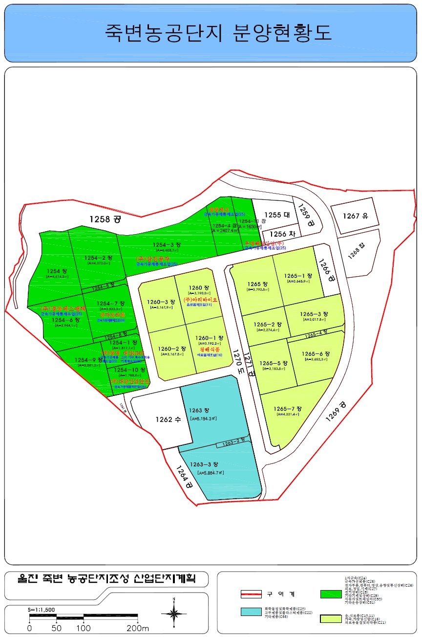 단지분양면적(배치도)