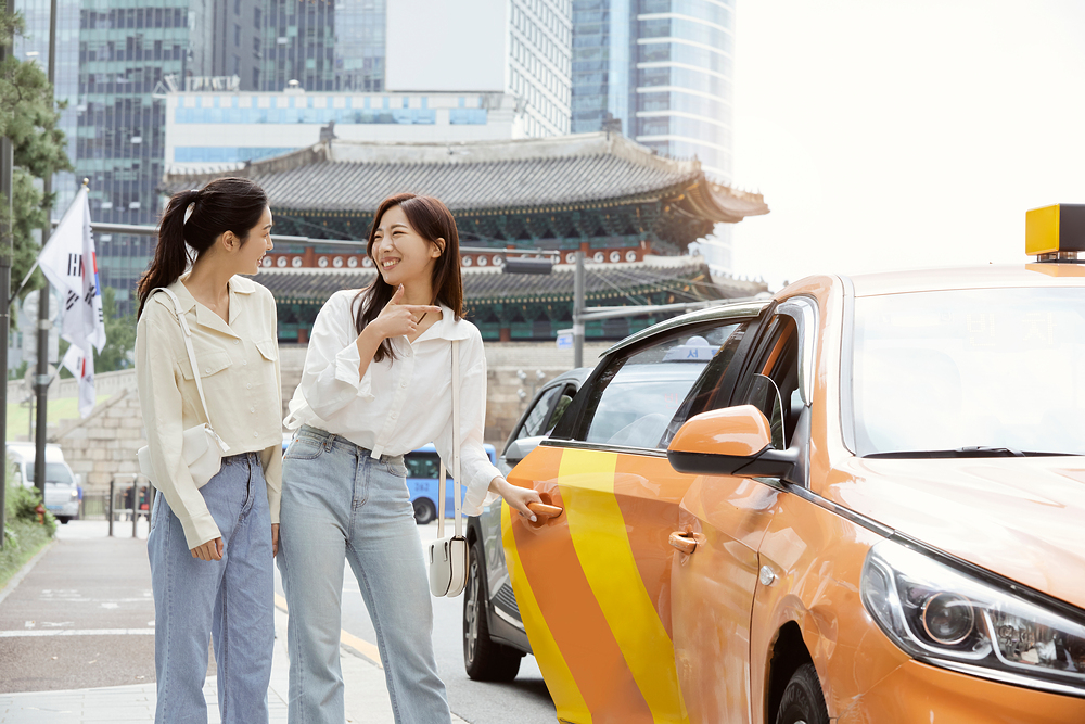 울진 관광택시 배경 이미지