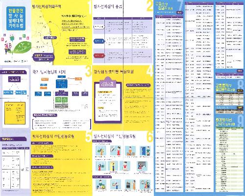 한울원전 방사능 방재대책 가이드맵