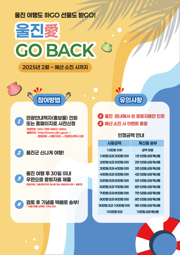 2025년 울진애고백 시행 안내
