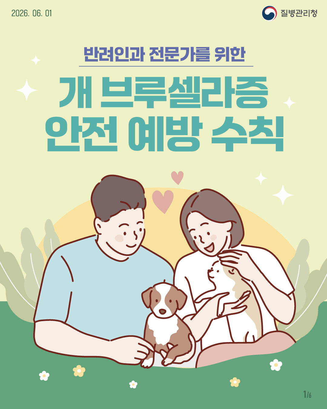 개 브루셀라증 안전 예방 수칙 안내드립니다.